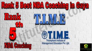 Rank 5. NDA coaching in Gaya