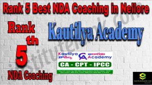 Rank 5. NDA coaching in Nellore