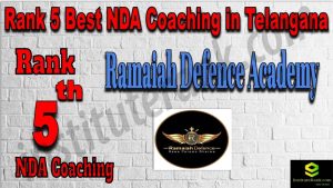 Rank 5. NDA coaching in Telangana