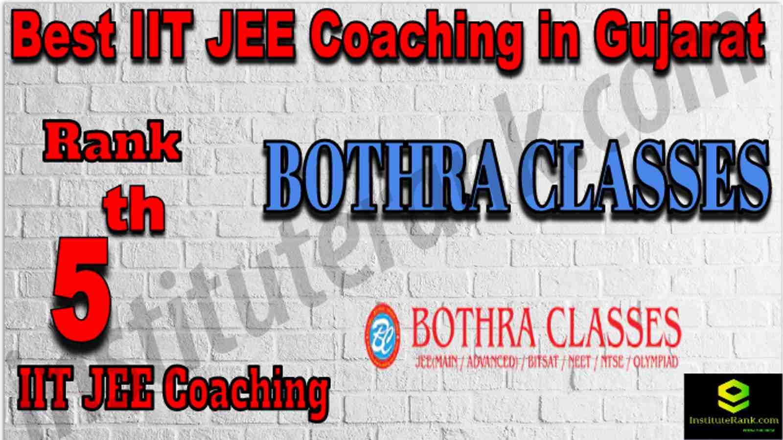 Rank 5th Best IIT JEE Coaching in Gujarat