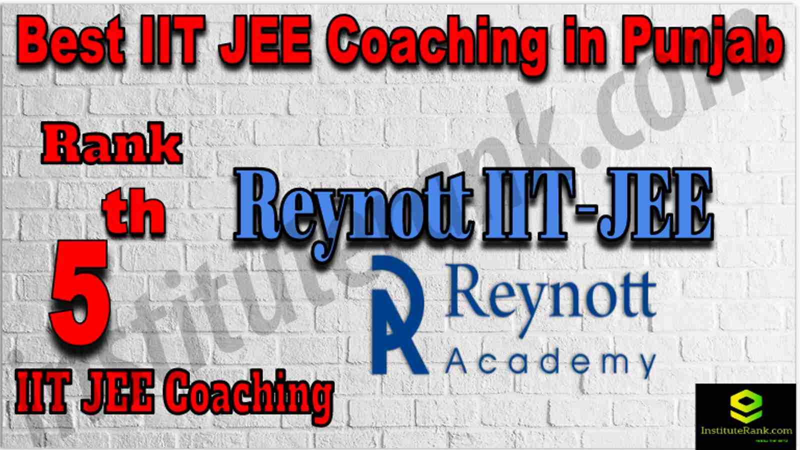 Rank 5th Best IIT JEE Coaching in Punjab