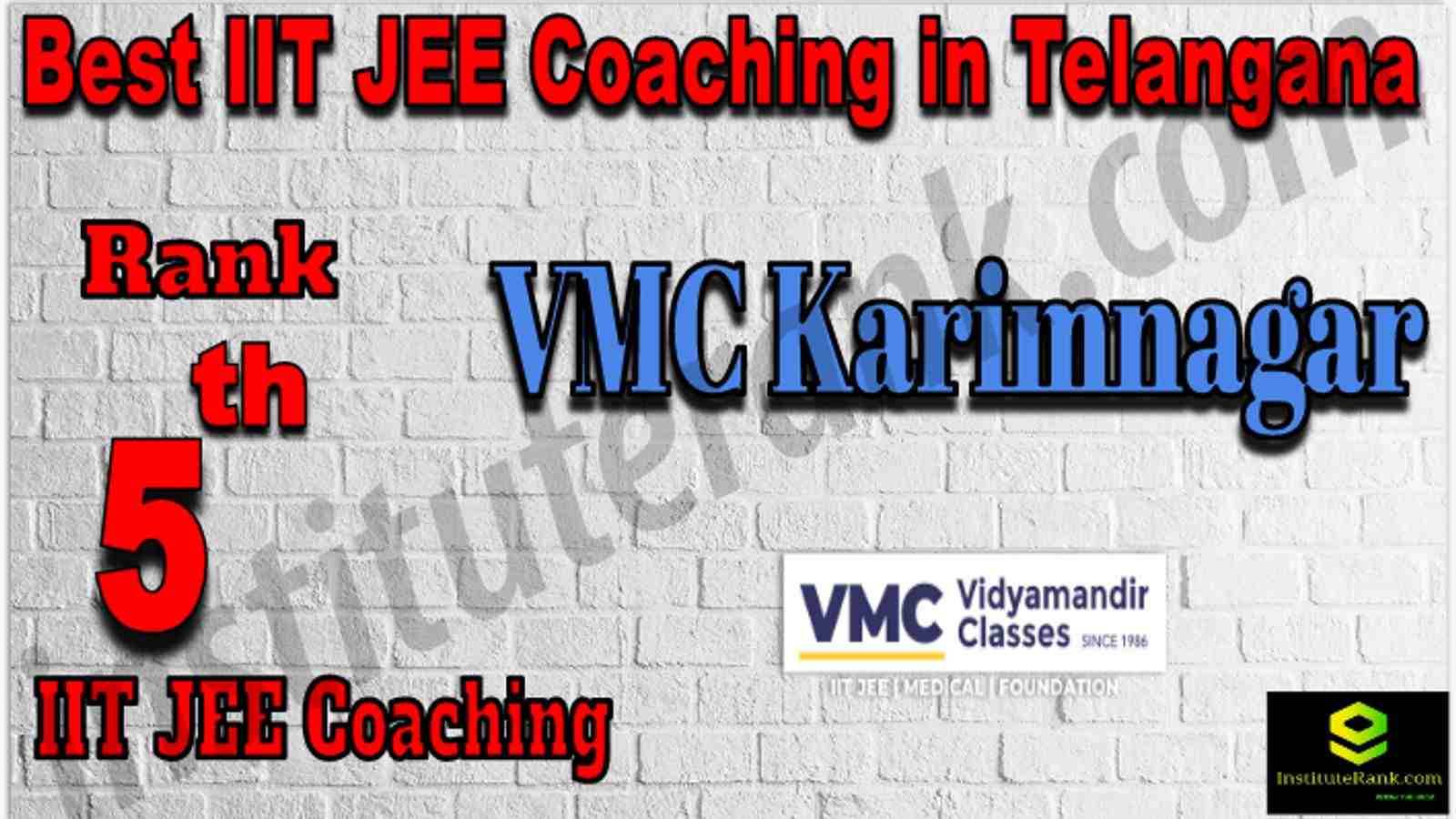 Rank 5th Best IIT JEE Coaching in Telangana