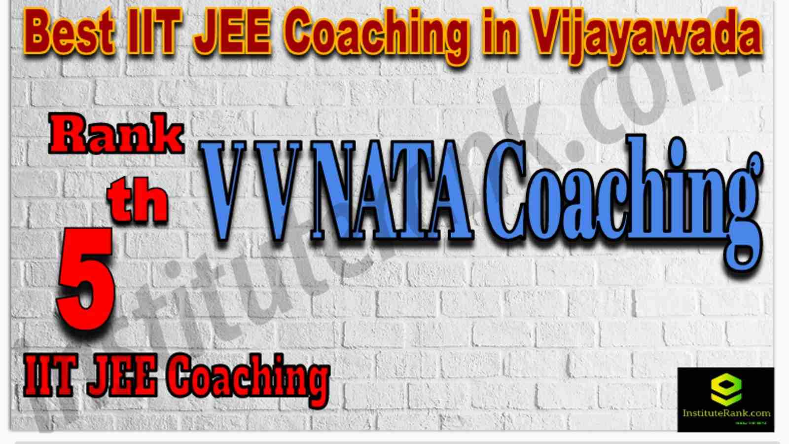 Rank 5th Best IIT JEE Coaching in Vijayawada