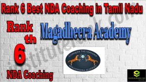 Rank 6. NDA coaching In Tamil Nadu