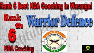 Rank 6. NDA coaching In Warangal