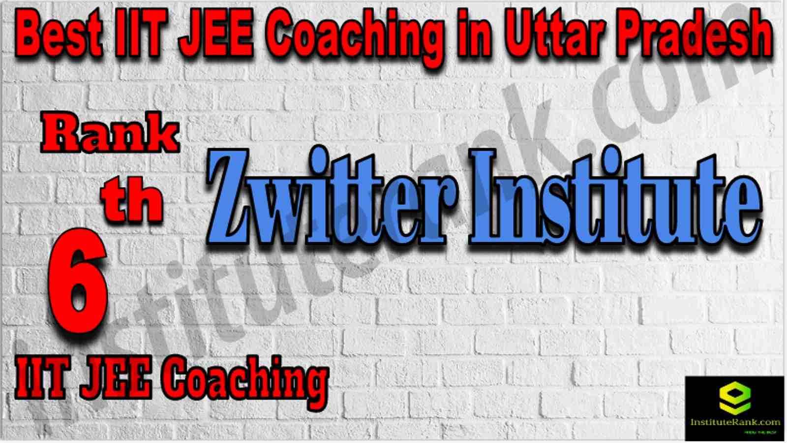 Rank 6th Best IIT JEE Coaching in Uttar Pradesh