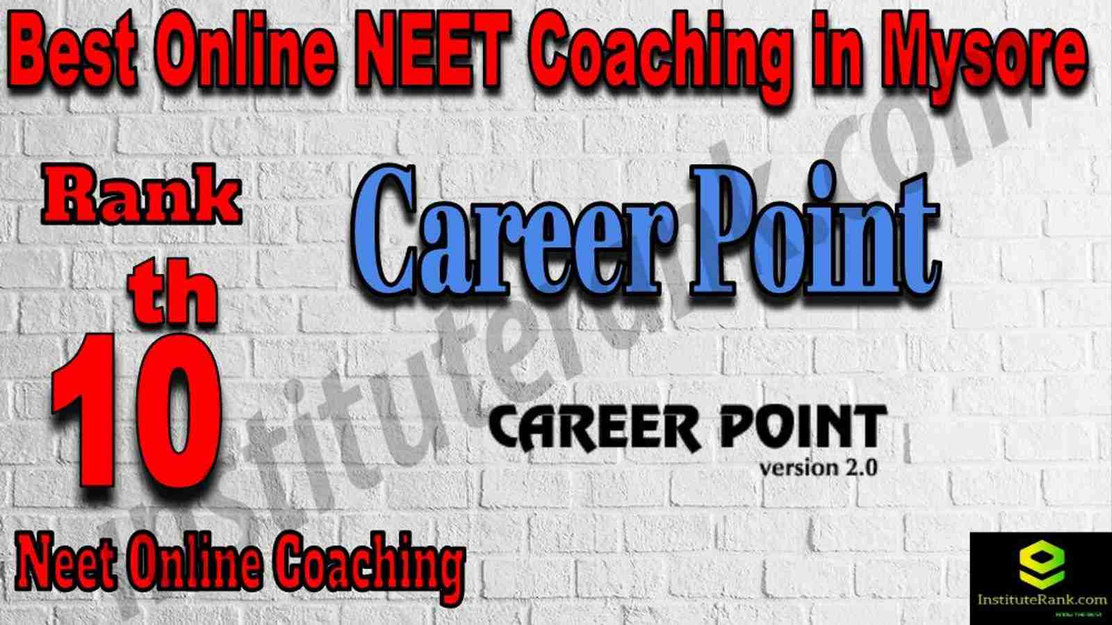 10th Best Online Neet Coaching in Mysore