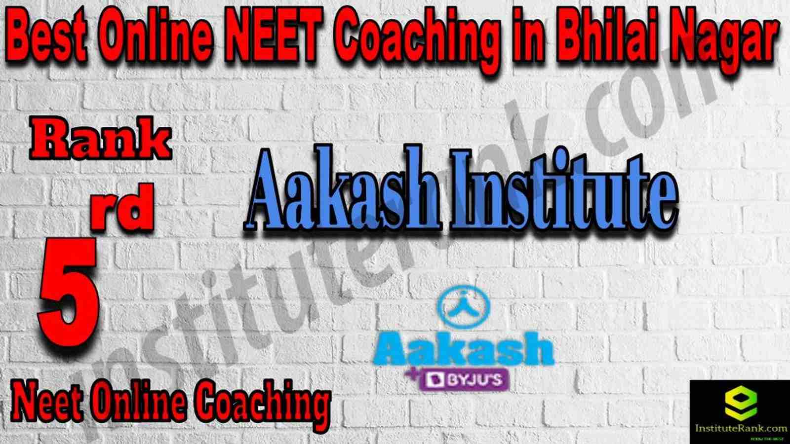 5th Best Neet Coaching in Bhilai Nagar