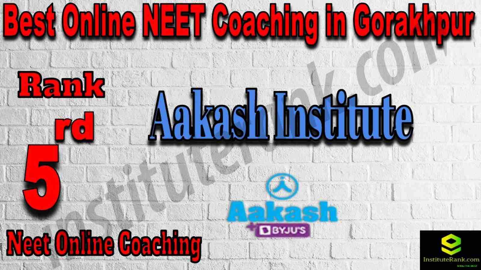 5th Best Online Neet Coaching in Gorakhpur