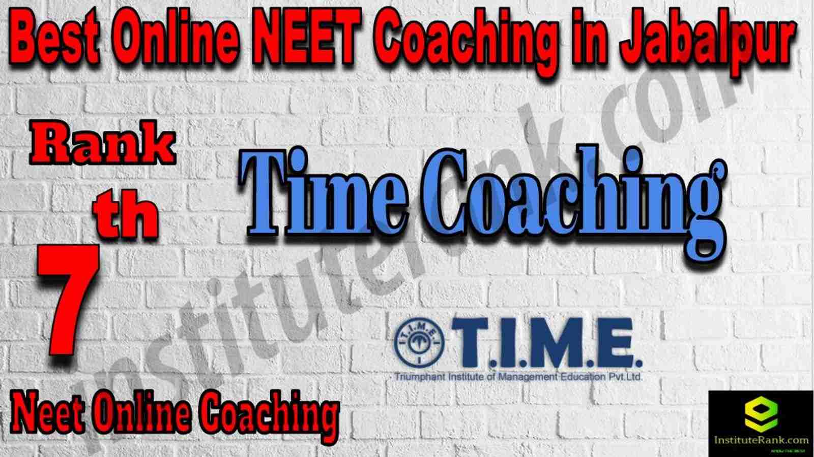 7th Best Online Neet Coaching in Jabalpur