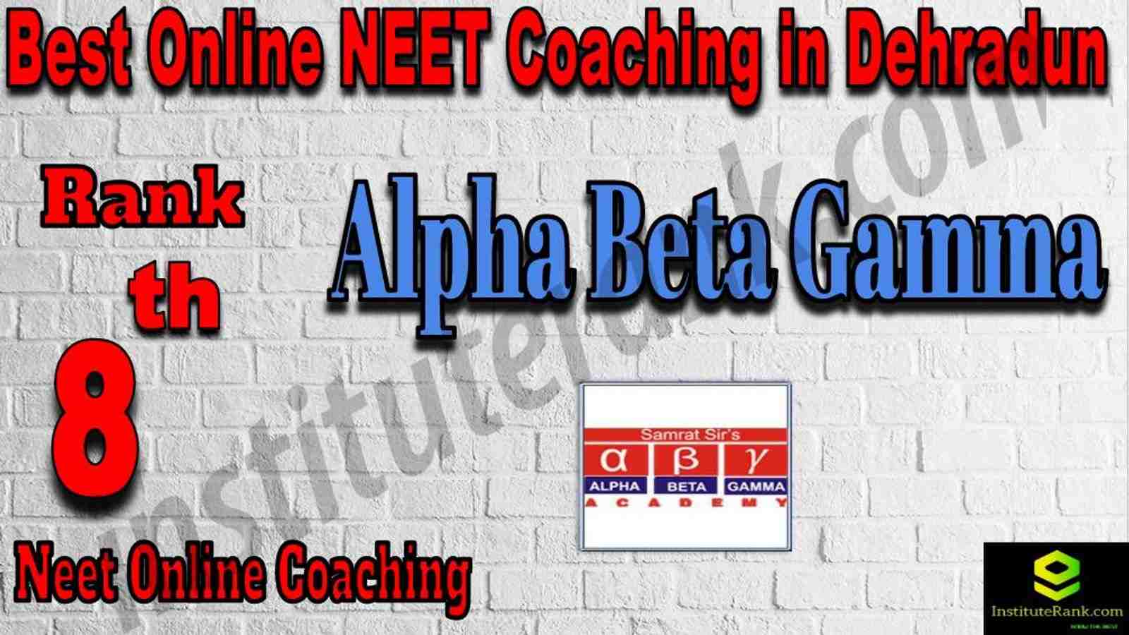 8th Best Online Neet Coaching in Dehradun