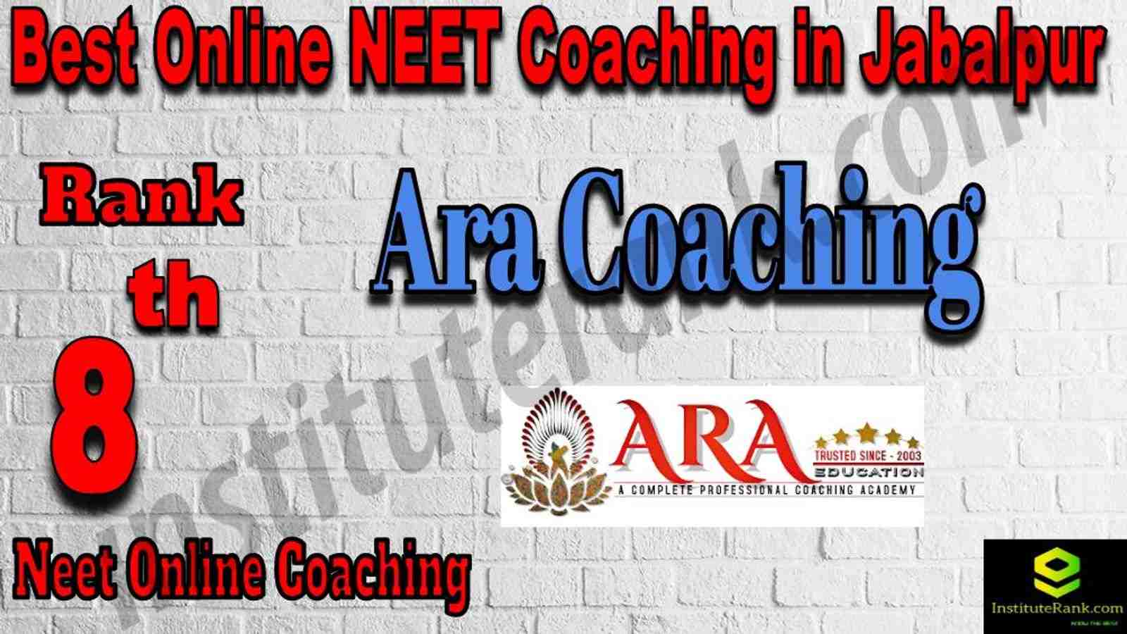 8th Best Online Neet Coaching in Jabalpur