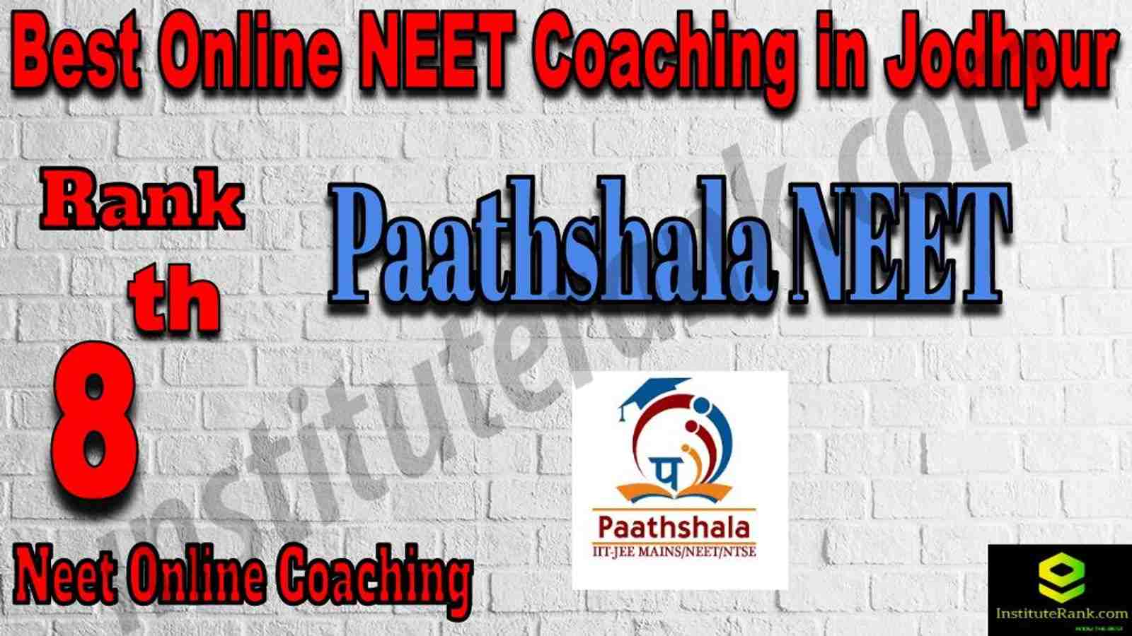 8th Best Online Neet Coaching in Jodhpur