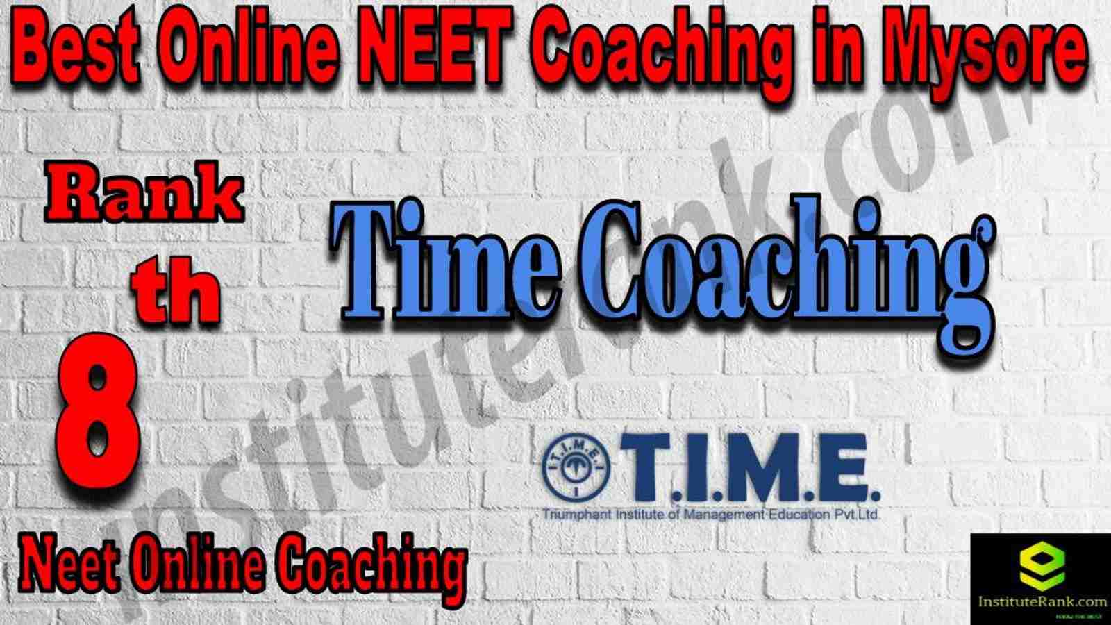 8th Best Online Neet Coaching in Mysore