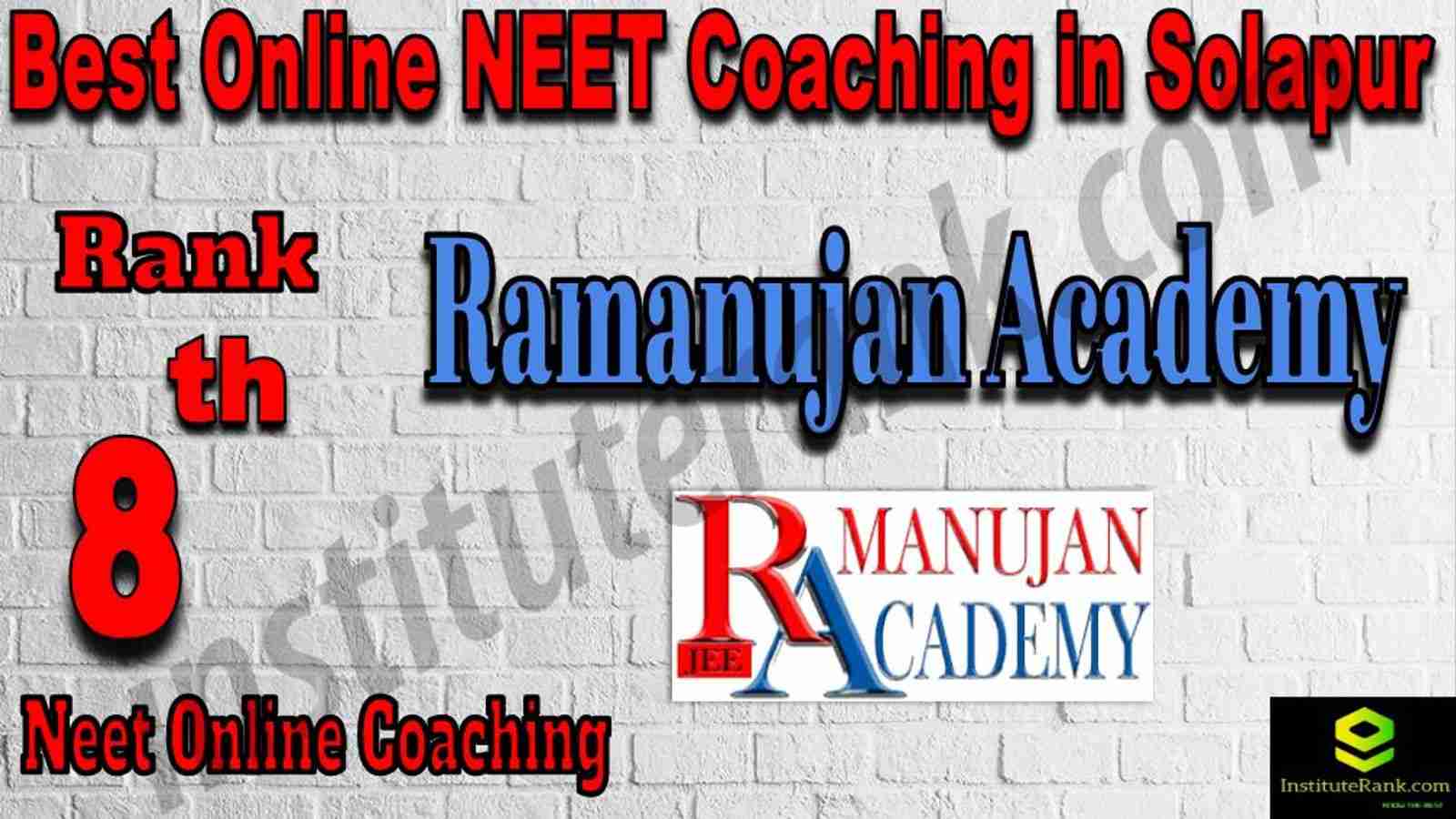 8th Best Online Neet Coaching in Solapur