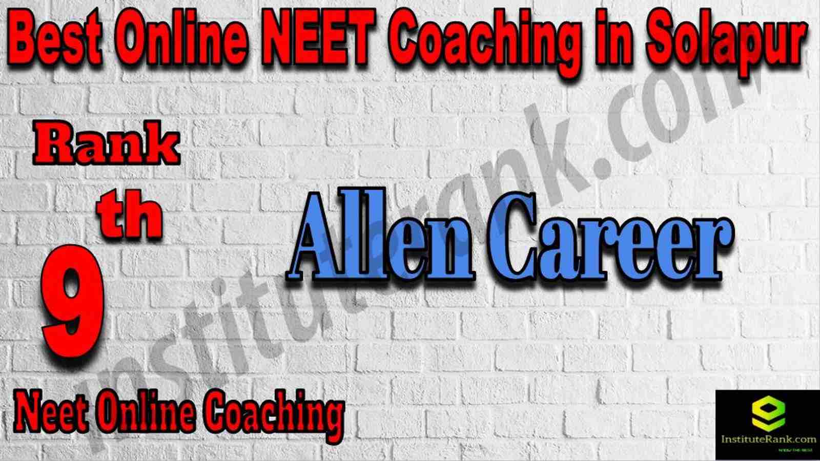 9th Best Online Neet Coaching in Solapur