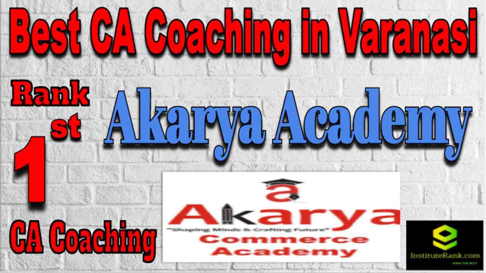 Rank 1 Best CA Coaching in Varanasi