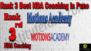 Rank 3. NDA Coaching in Pune