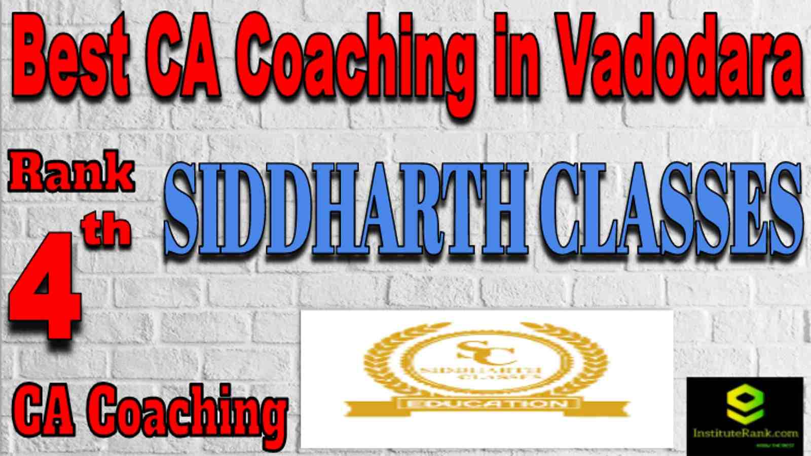 Rank 4 Best CA Coaching in Vadodara