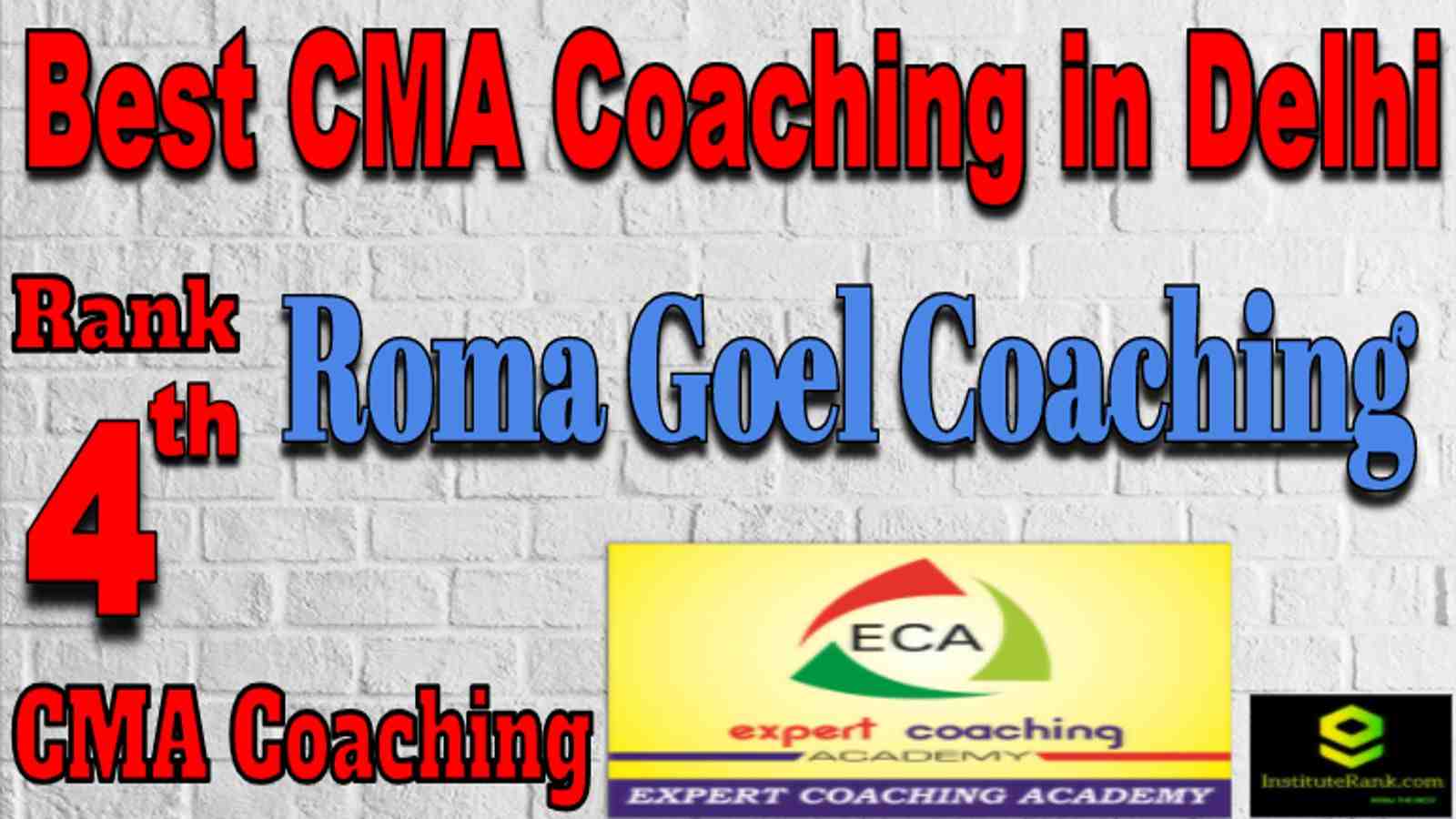 Rank 4 Best CMA Coaching in Delhi