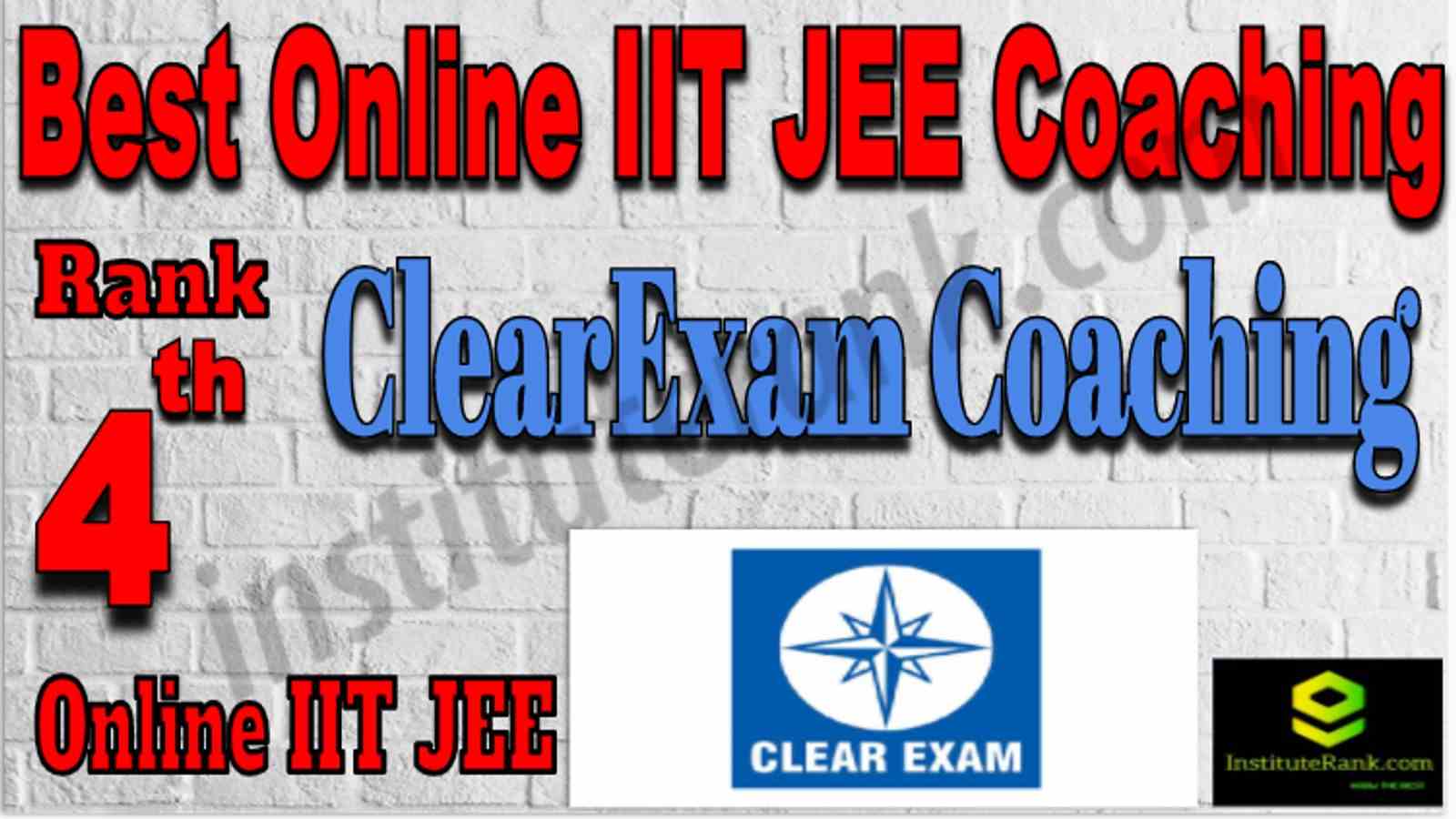 Rank 4 Best Online IIT JEE Coaching
