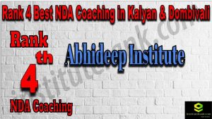 Rank 4. NDA Coaching in Kalyan & Dombivali