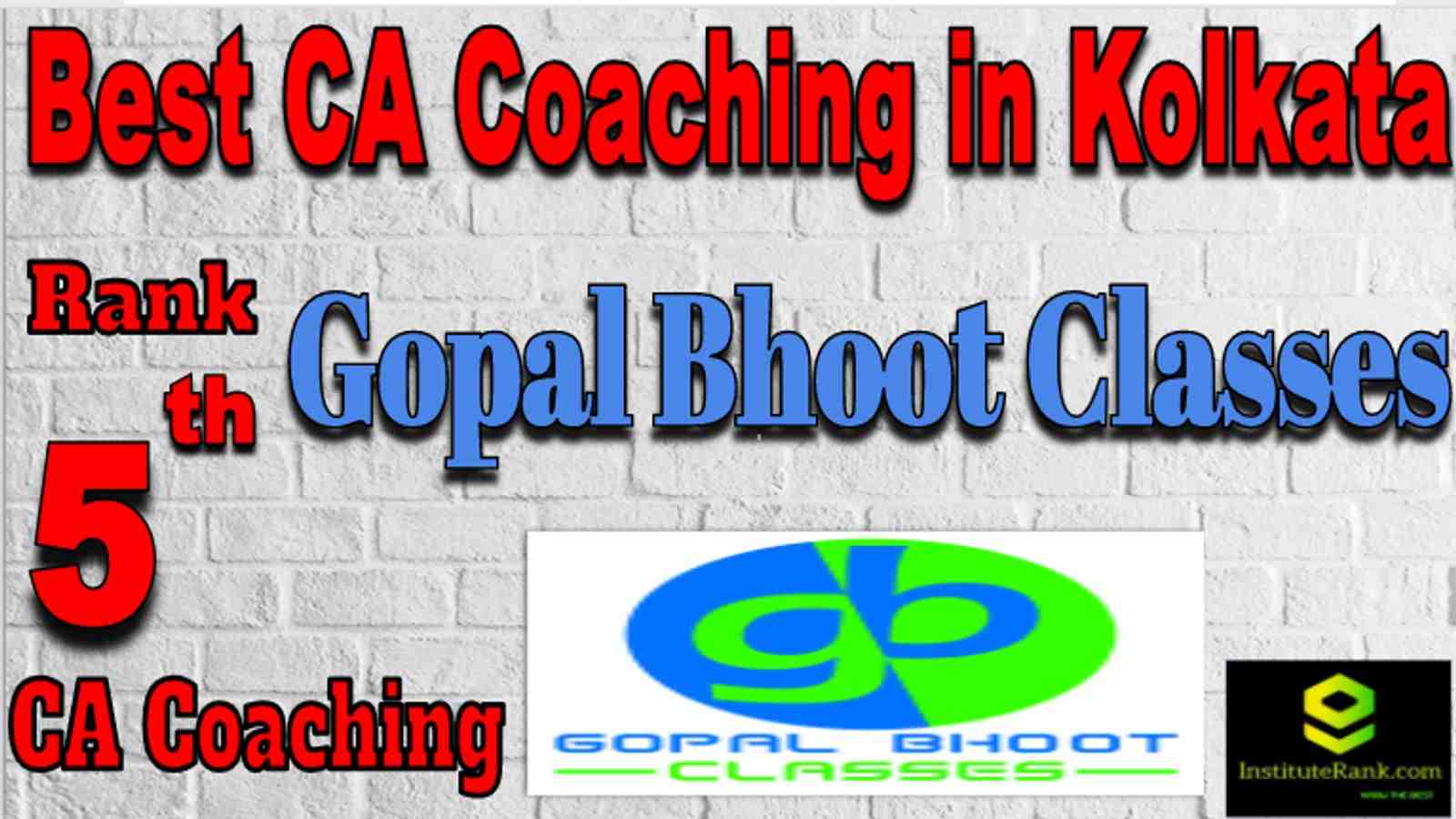 Rank 5 Best CA Coaching in Kolkata