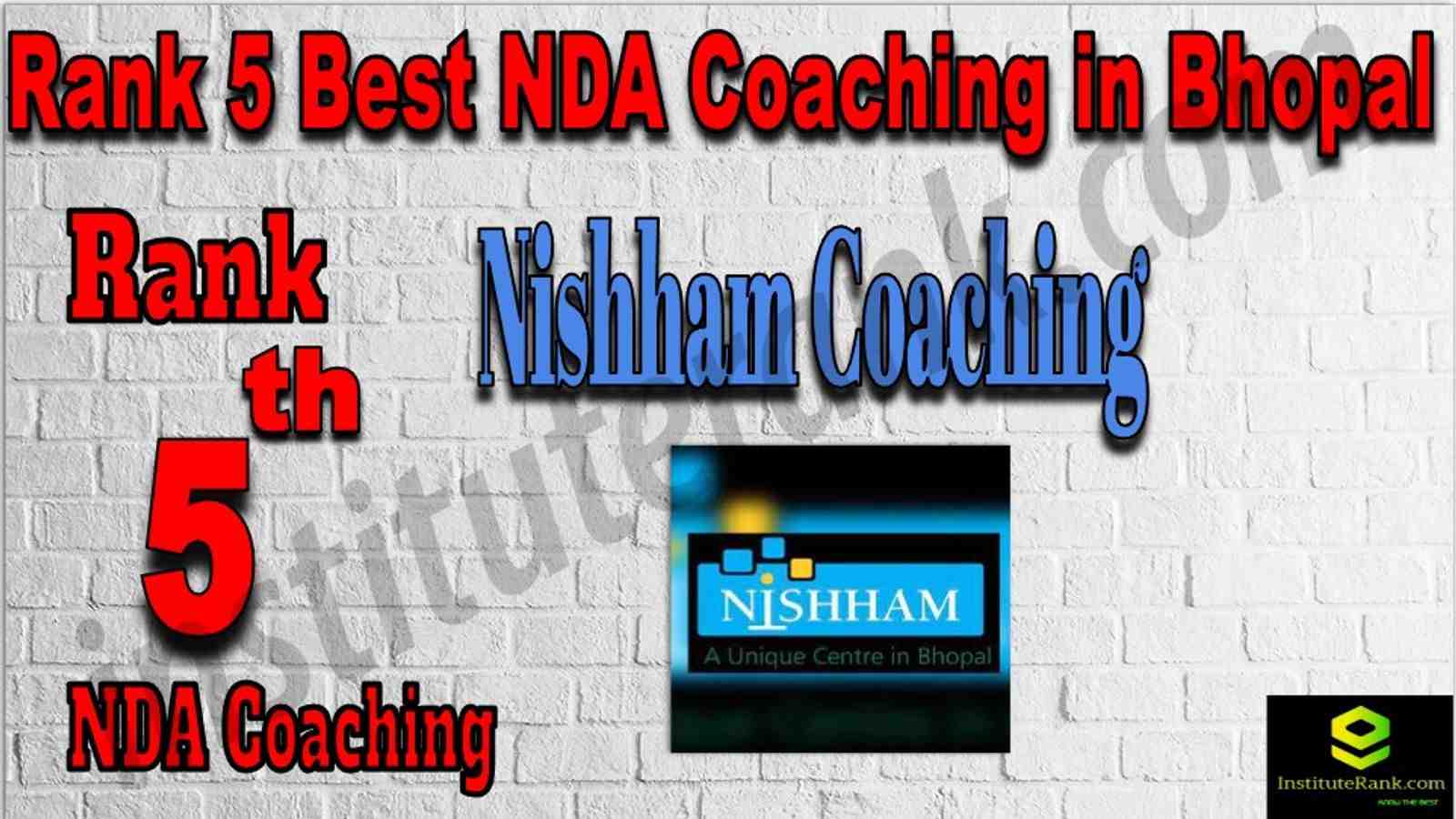 Rank 5. NDA coaching in Bhopal