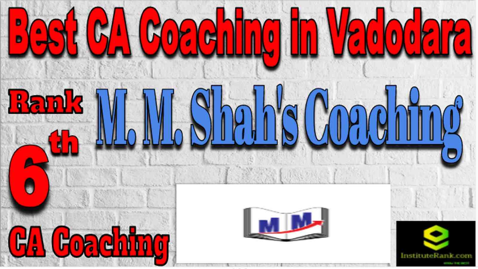 Rank 6 Best CA Coaching in Vadodara