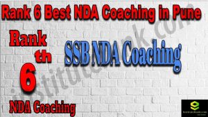 Rank 6. NDA Coaching in Pune