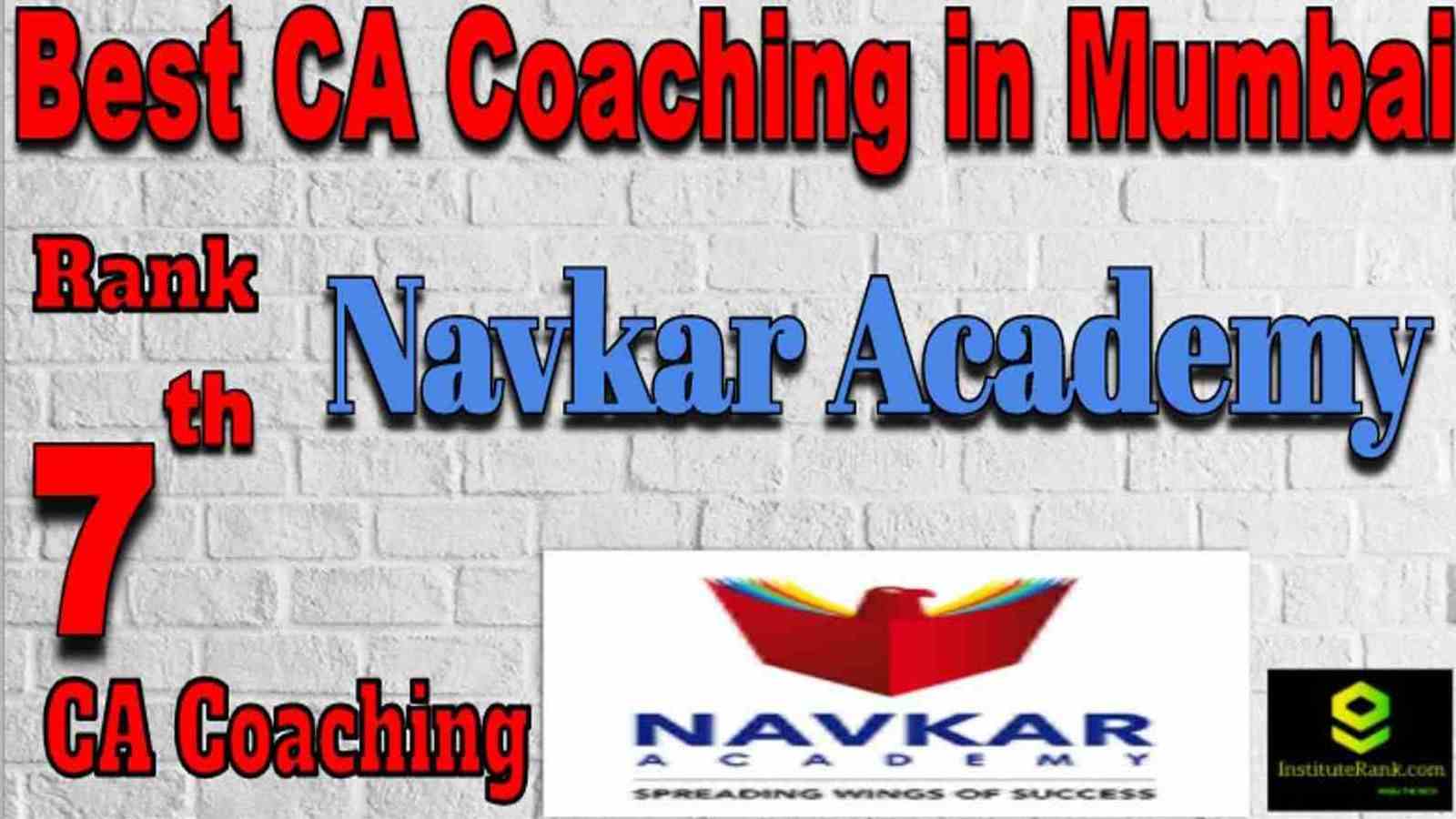 Rank 7 Top CA Coaching in Mumbai