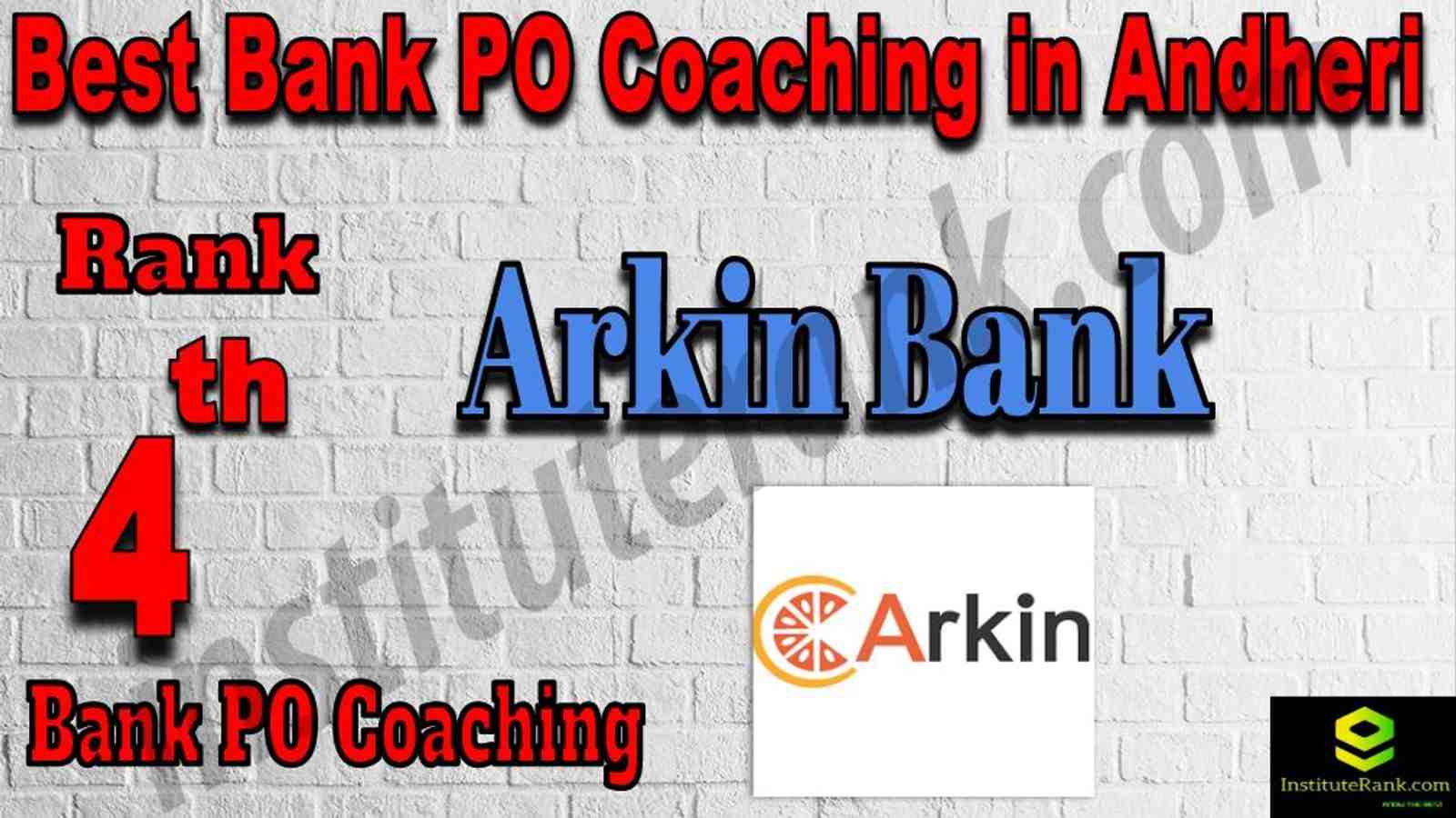 4rd Best Bank PO Coaching in Andheri