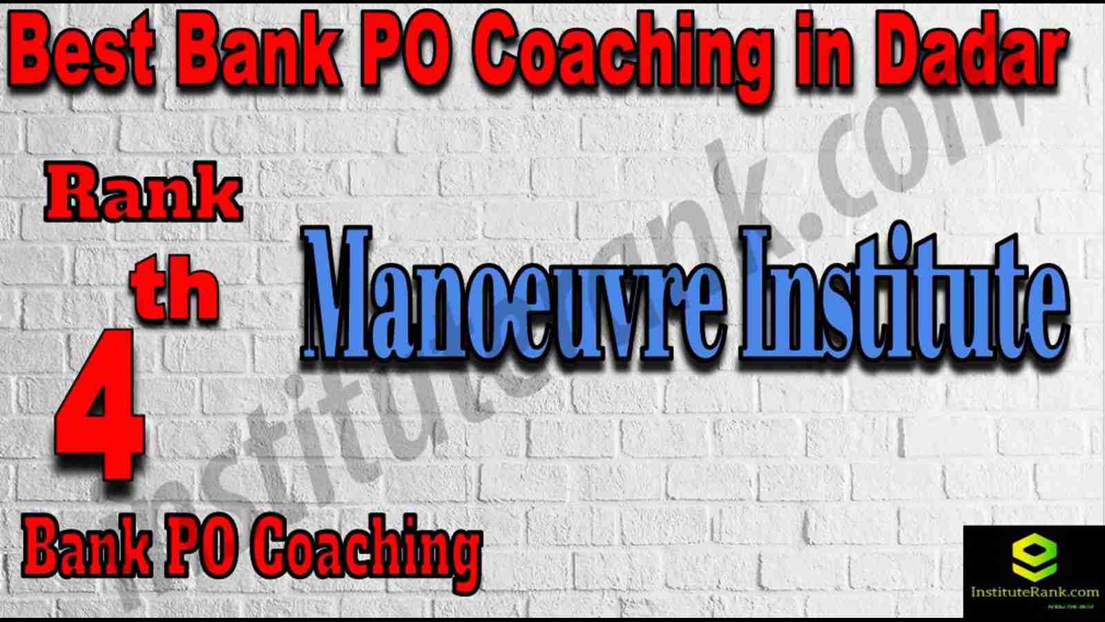 4th Best Bank PO Coaching in Dadar