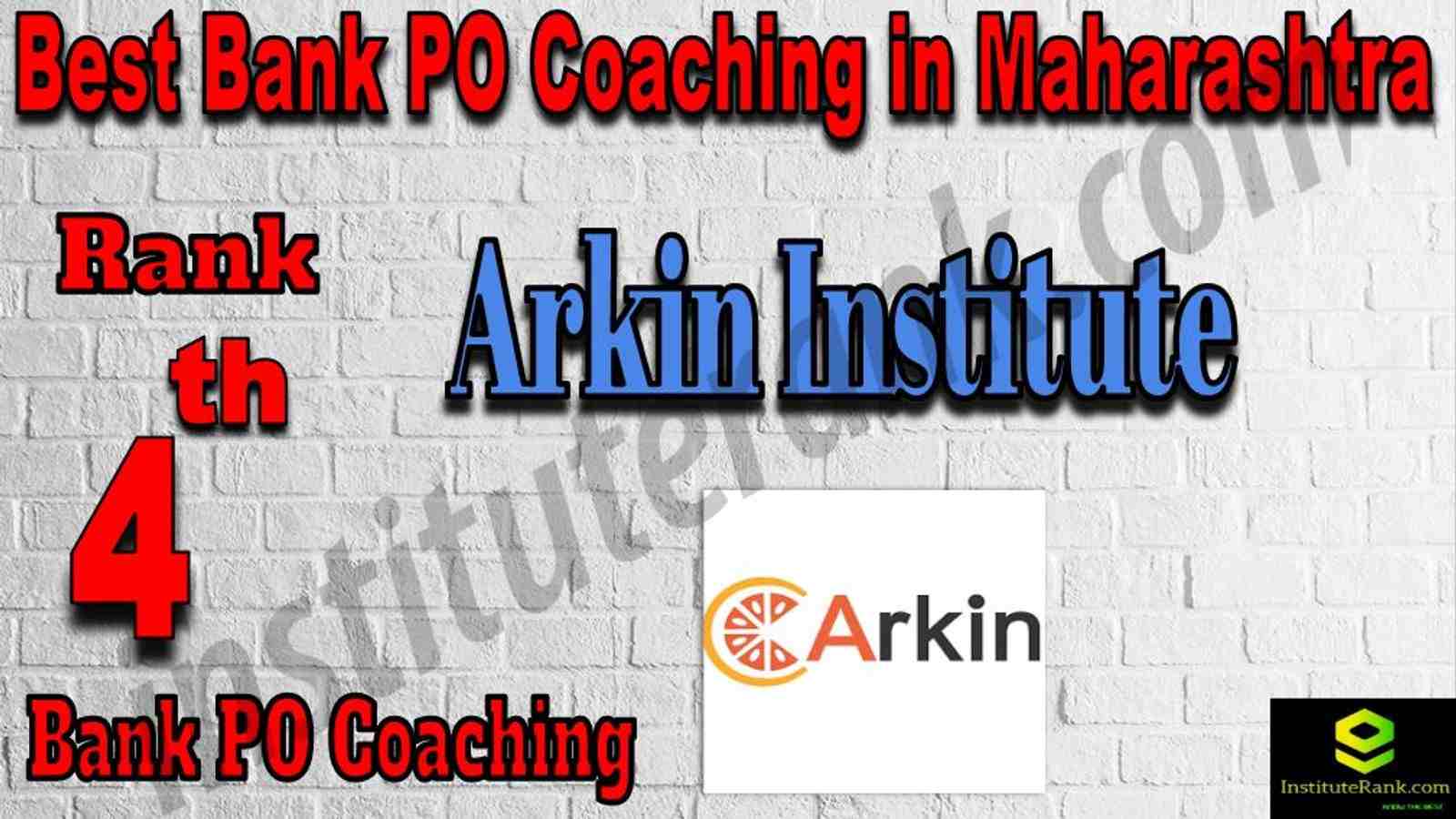 4th Best Bank PO Coaching in Maharashtra