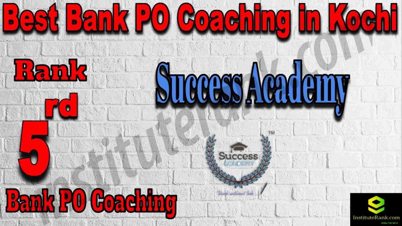 5th Best Bank PO Coaching in Kochi