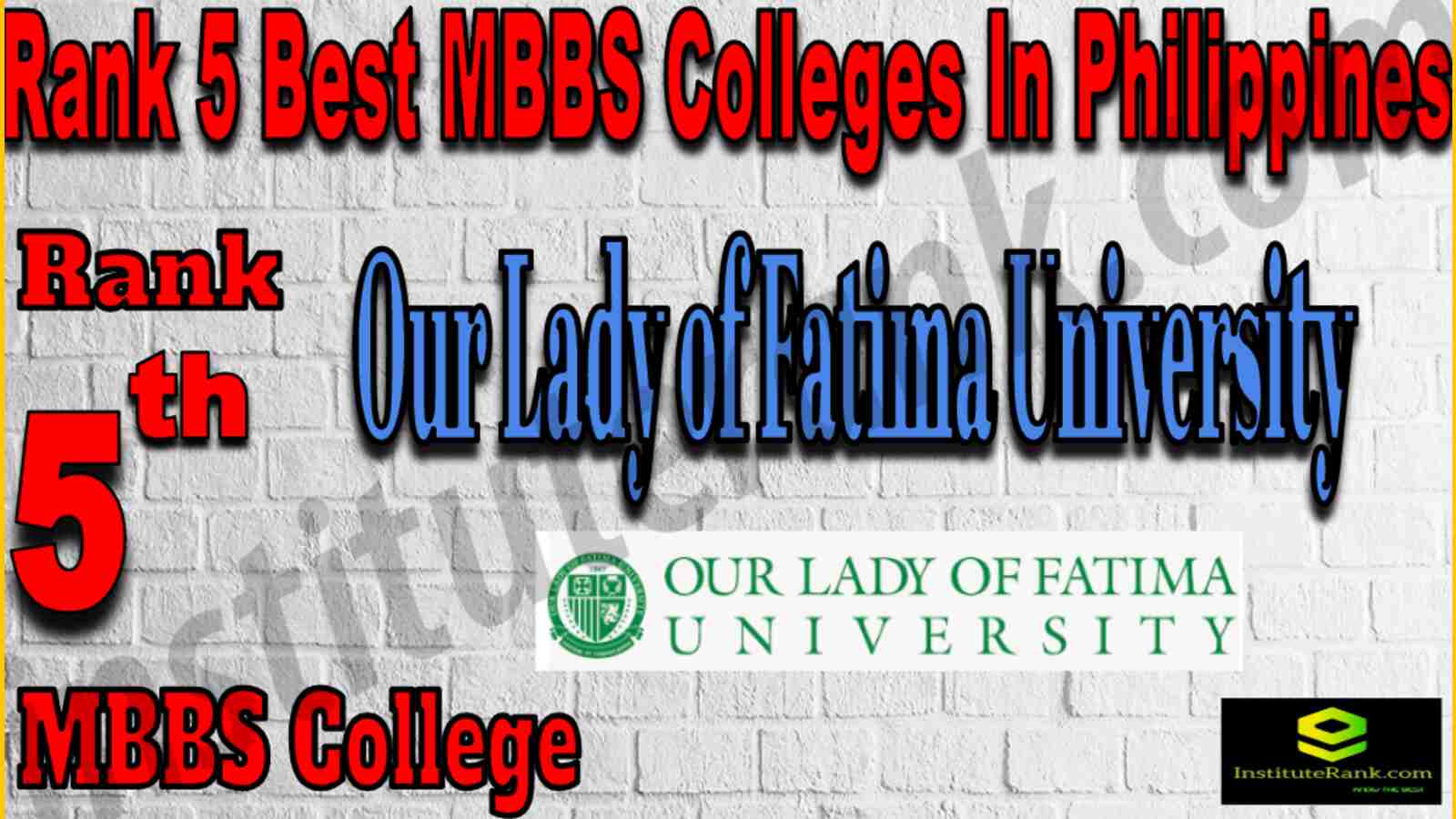 Rank 5  Best MBBS Colleges In Philippines