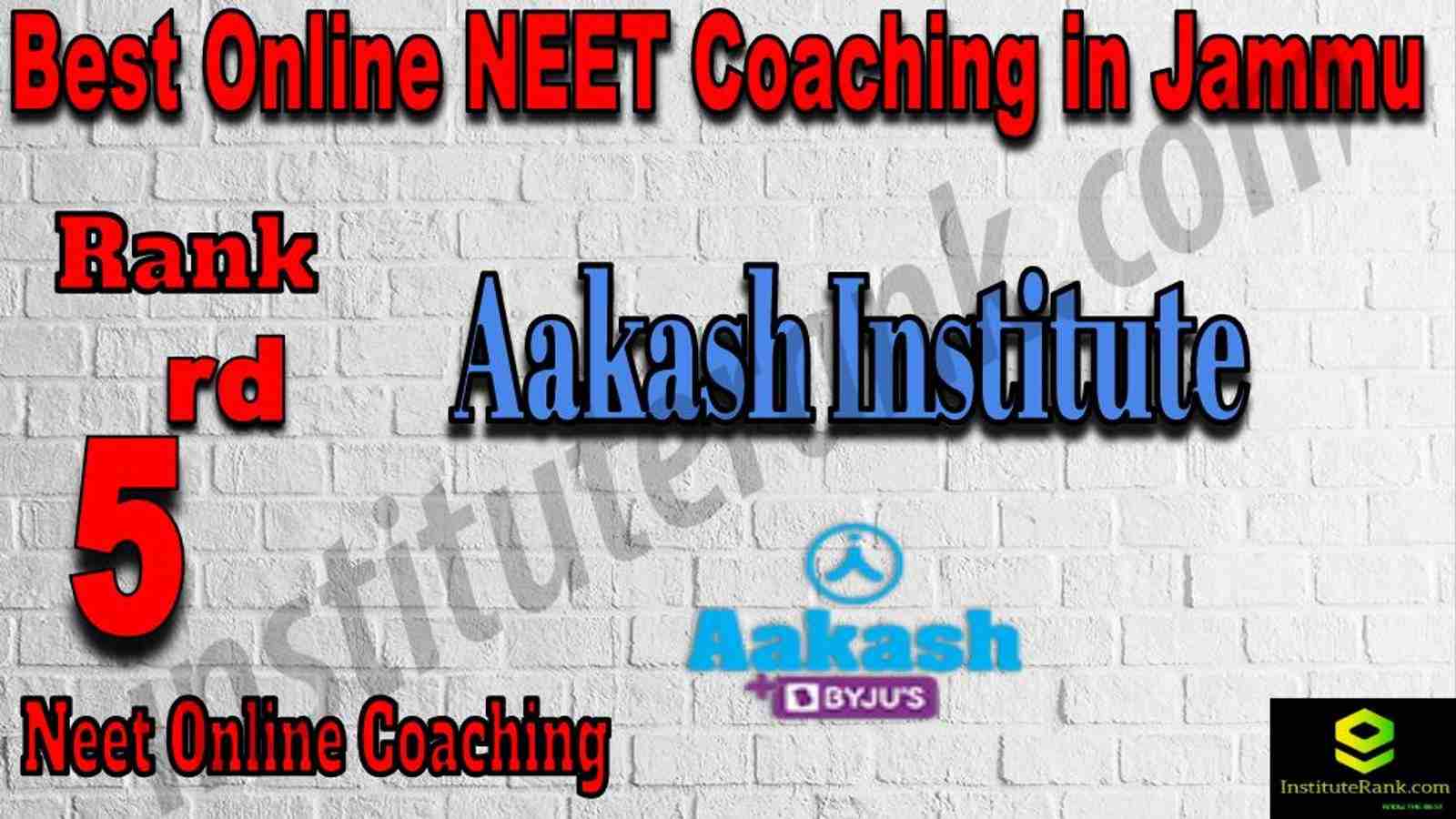 5th Best Online Neet Coaching in Jammu