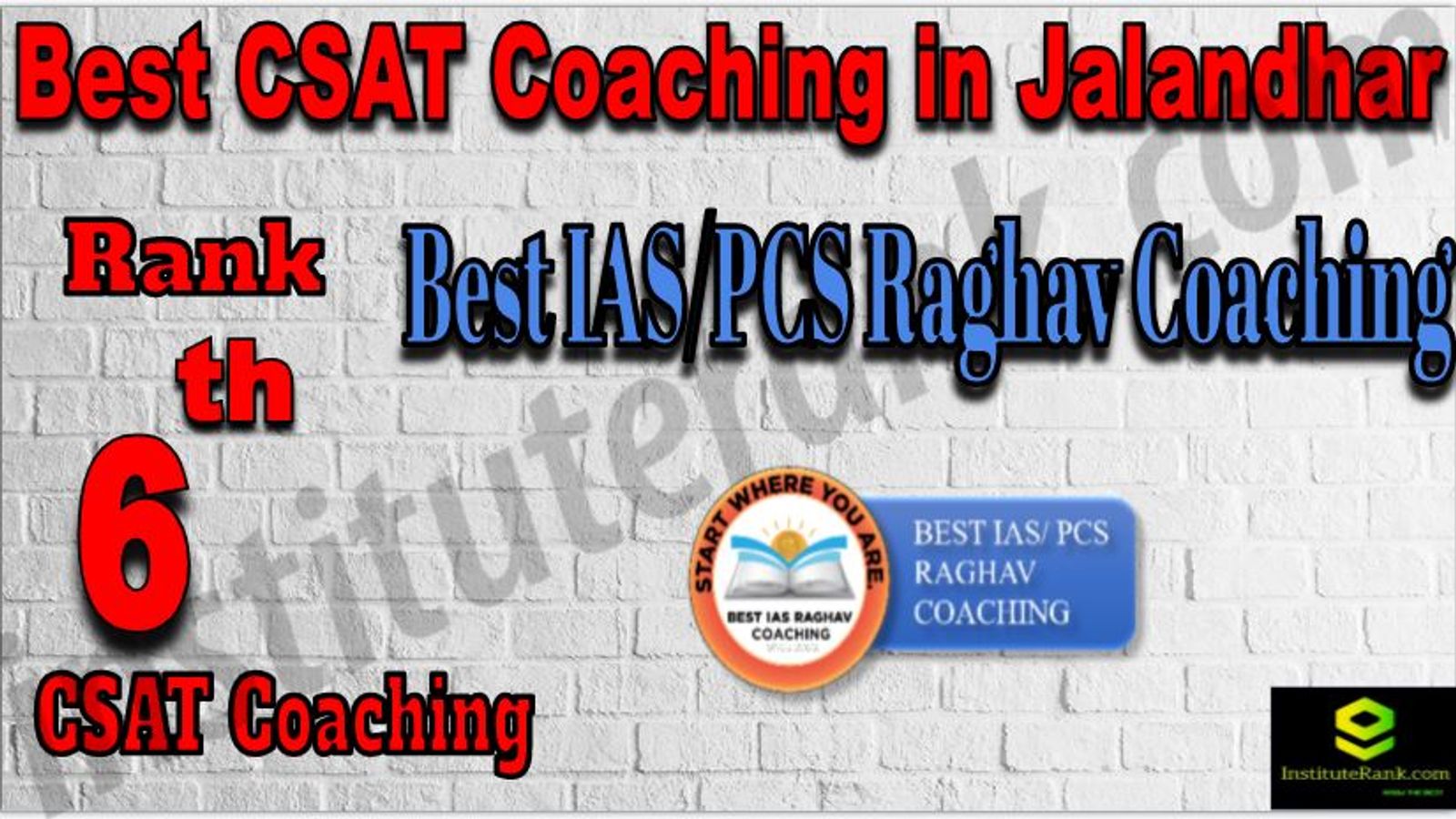 6TH CSAT COACHIG IN JANANDHAR