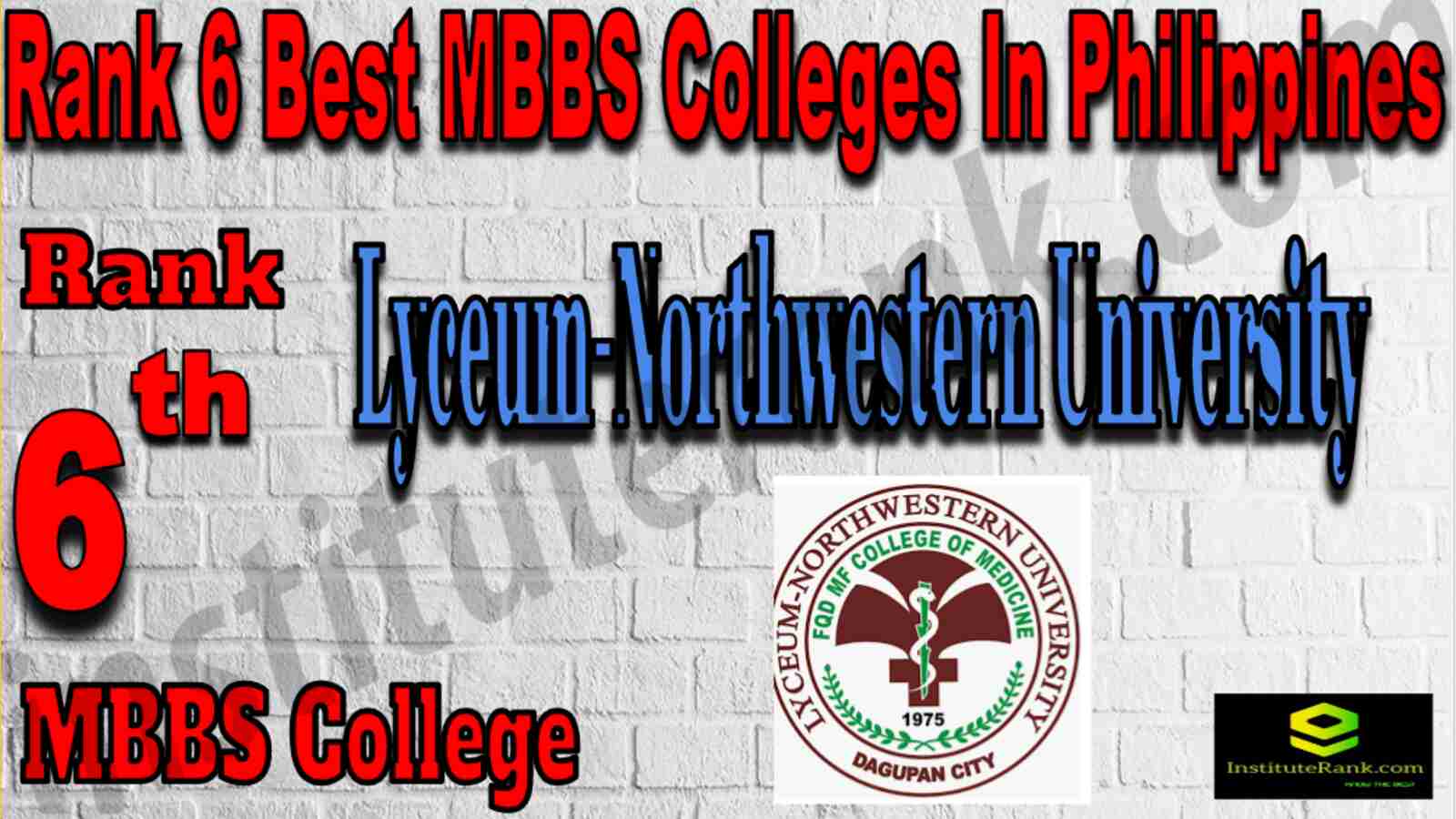 Rank 6 Best MBBS Colleges In Philippines