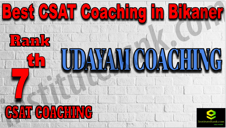 7th CSAT Coaching in Bikaner