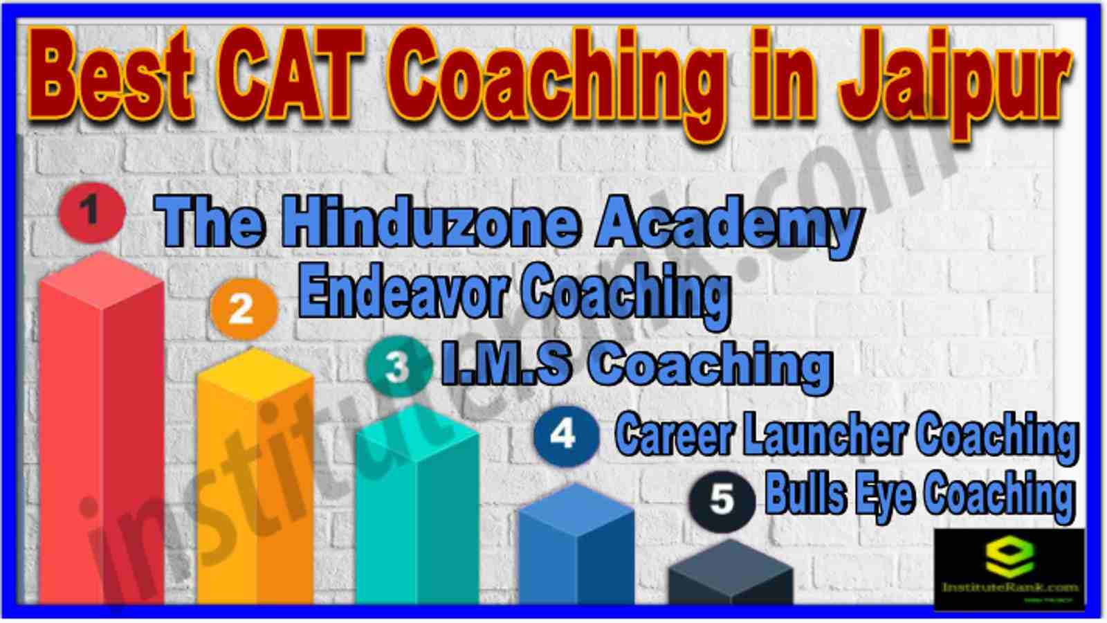 Best 10 CAT Coaching in Jaipur