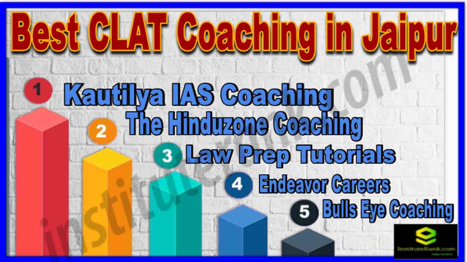 Best 10 CLAT Coaching in Jaipur 