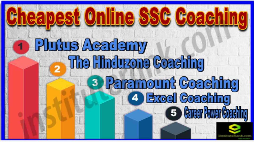 Cheapest Online SSC Coaching