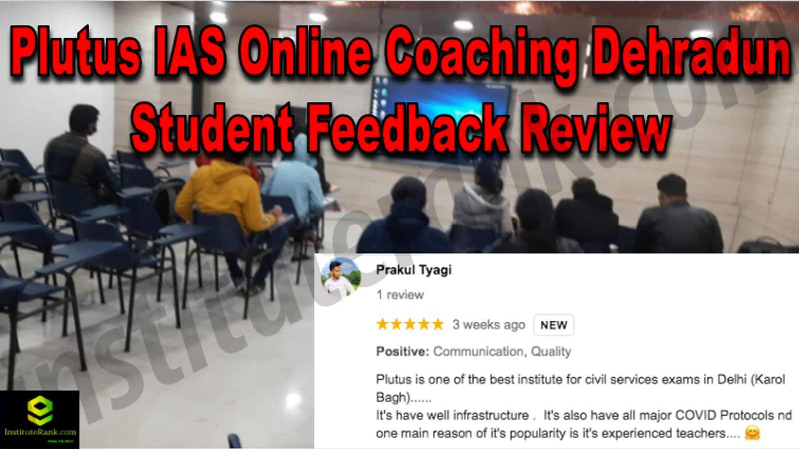 Plutus IAS Online Coaching Dehradun Student Feedback Reviews