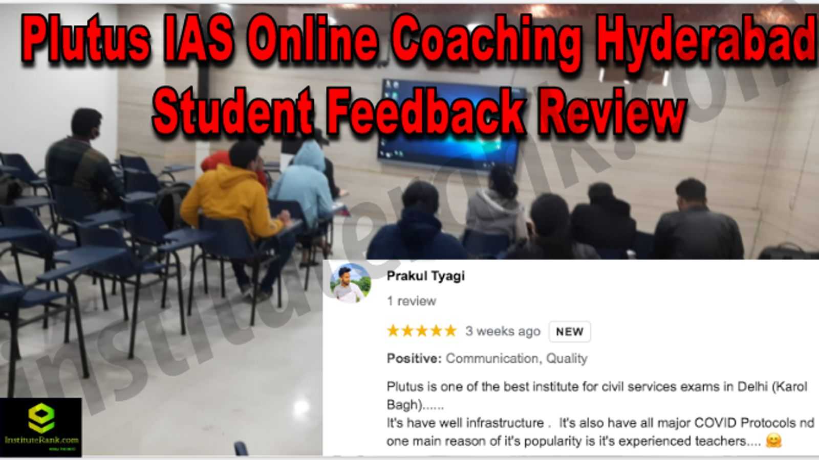 Plutus IAS Online Coaching Hyderabad Student Feedback Reviews