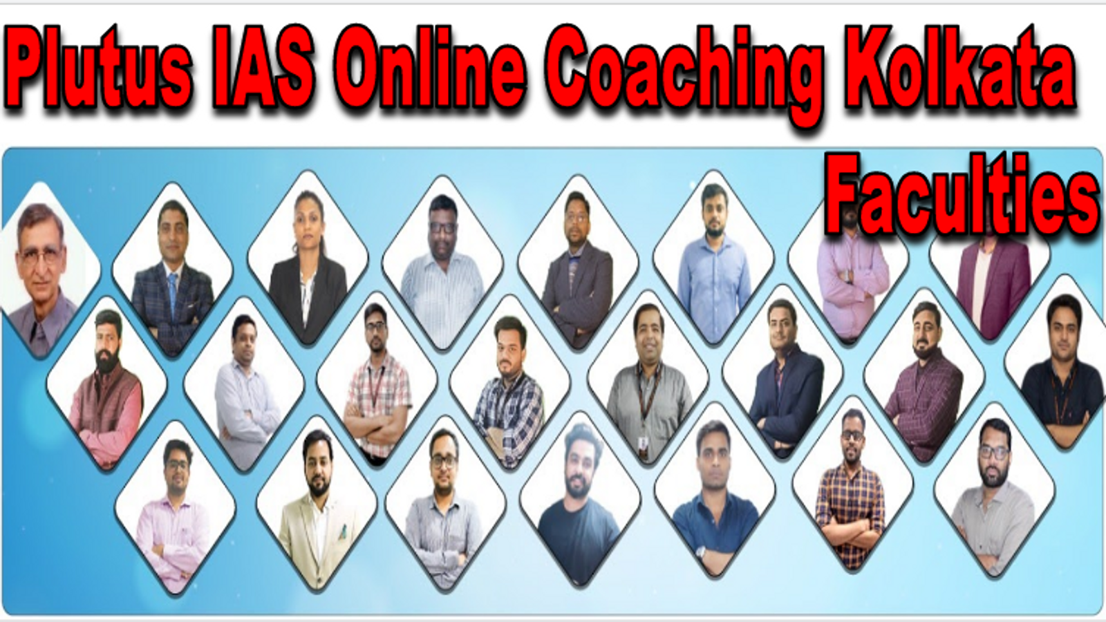 Plutus IAS Online Coaching Kolkata Faculties