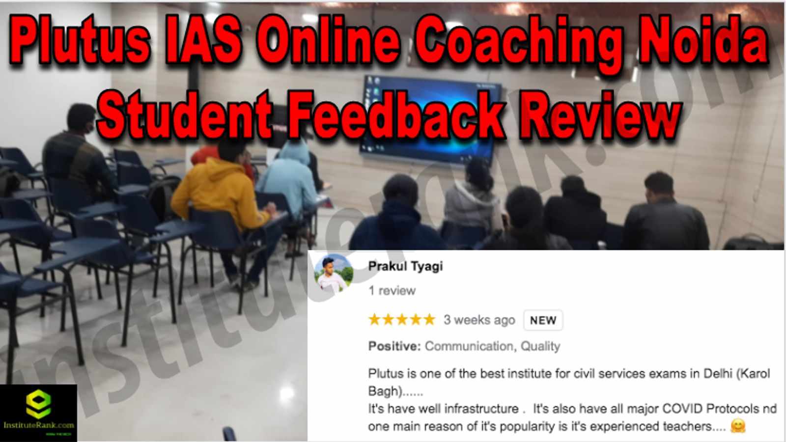 Plutus IAS Online Coaching Noida Student Feedback Reviews