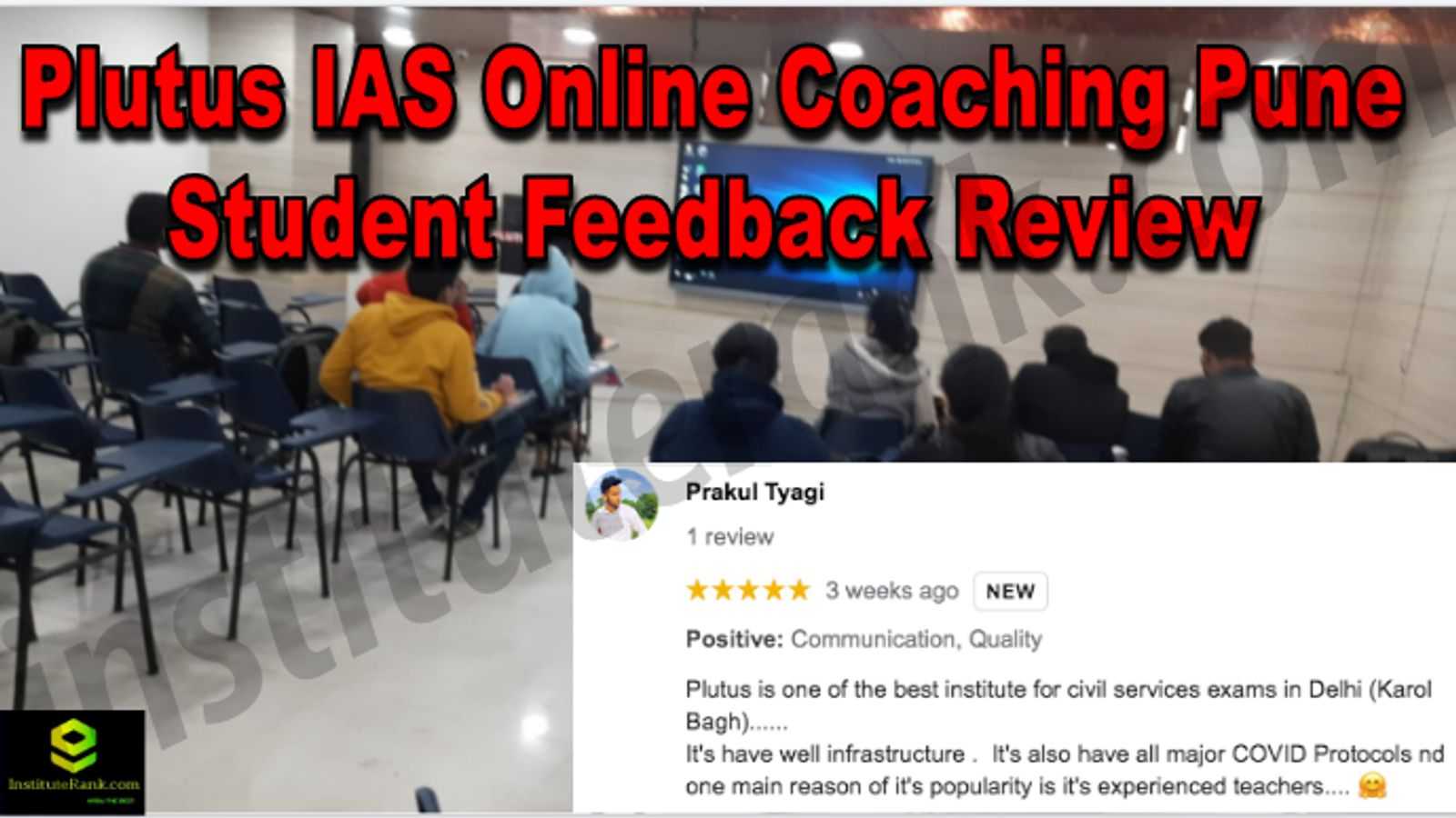Plutus IAS Online Coaching Pune Student Feedback Reviews