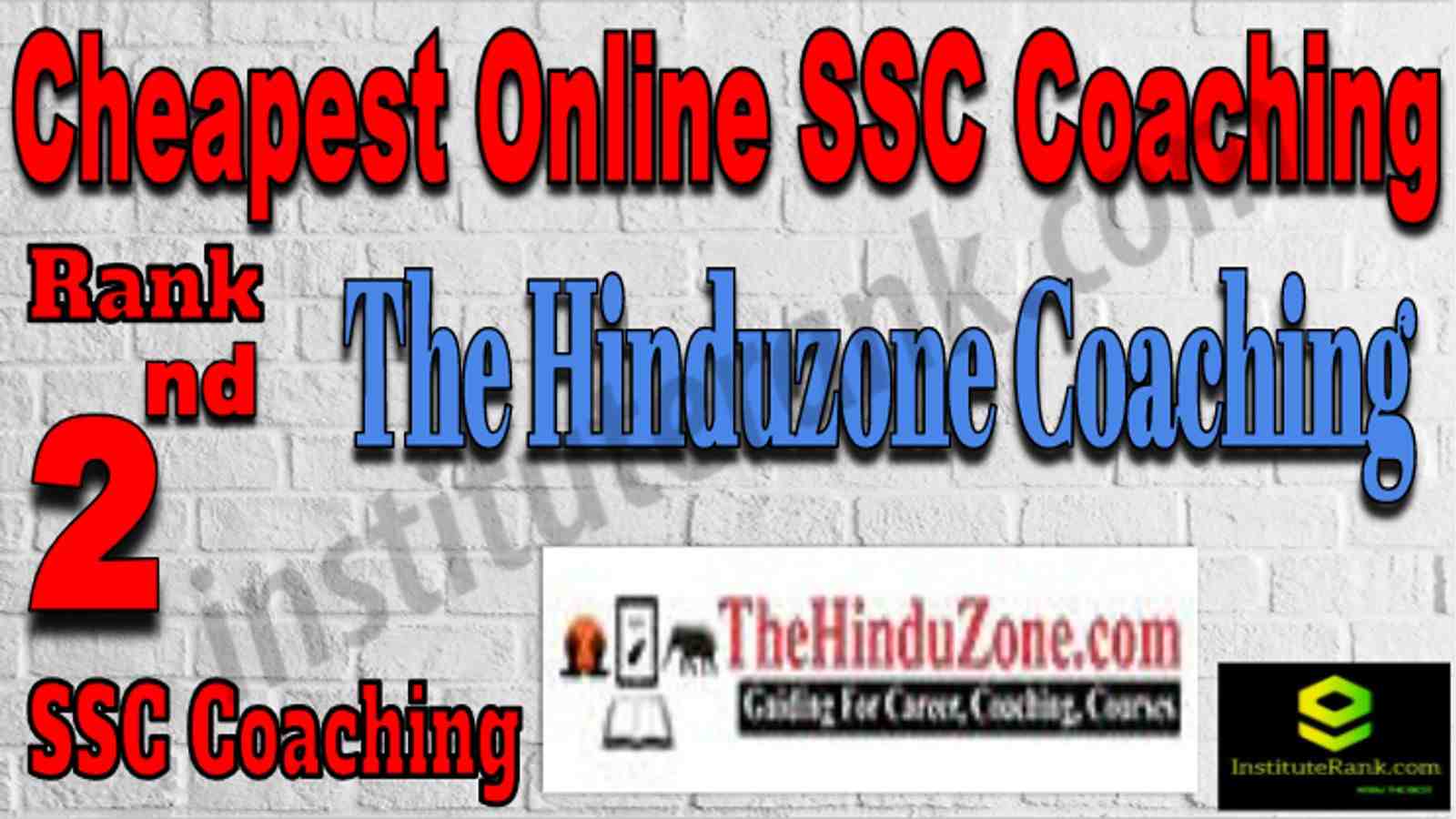 Rank 2 Cheapest Online SSC Coaching