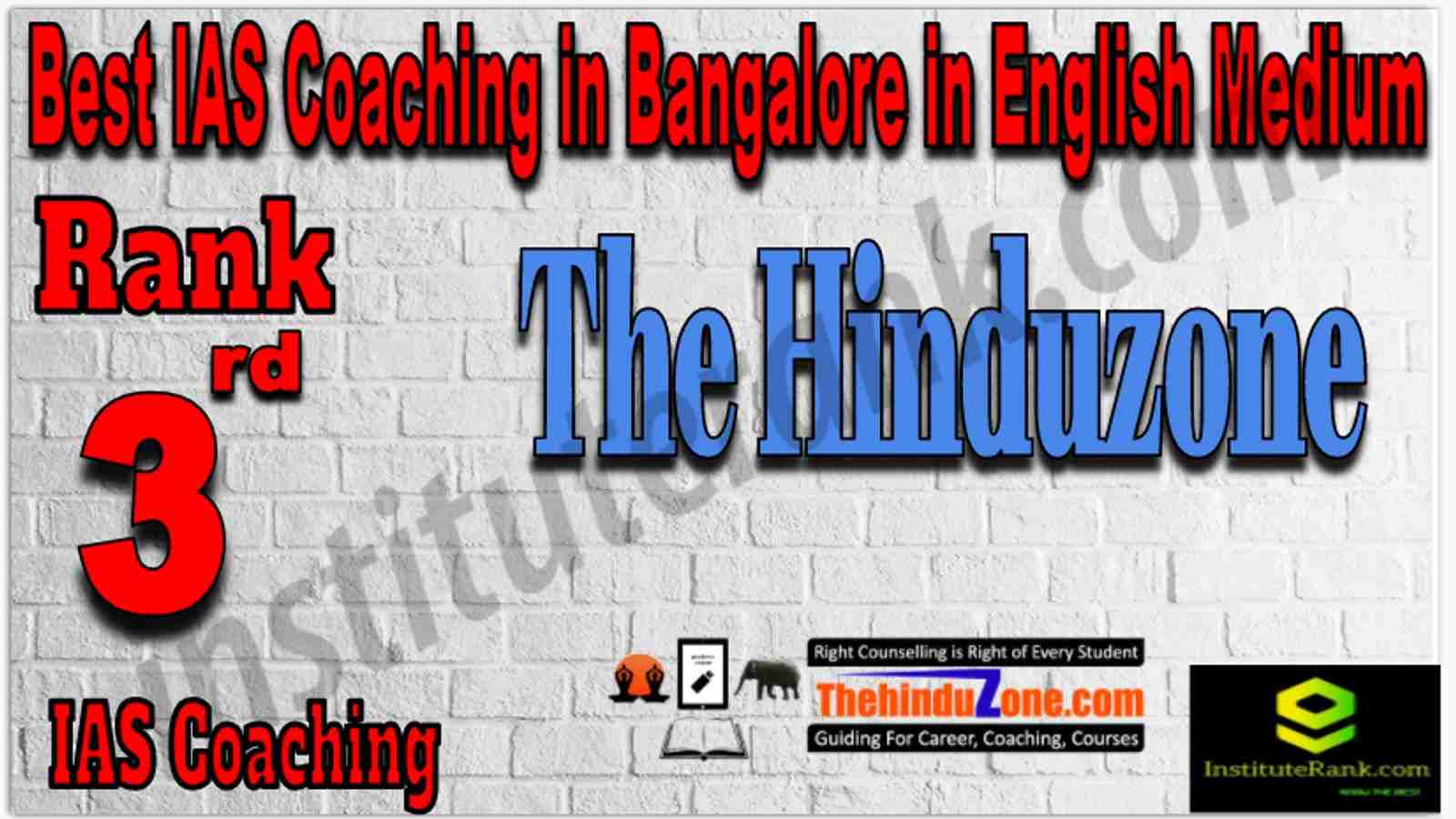 Rank 3 Best IAS Coaching in Bangalore in English Medium